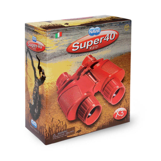 Super 40 Red Binocular with Case