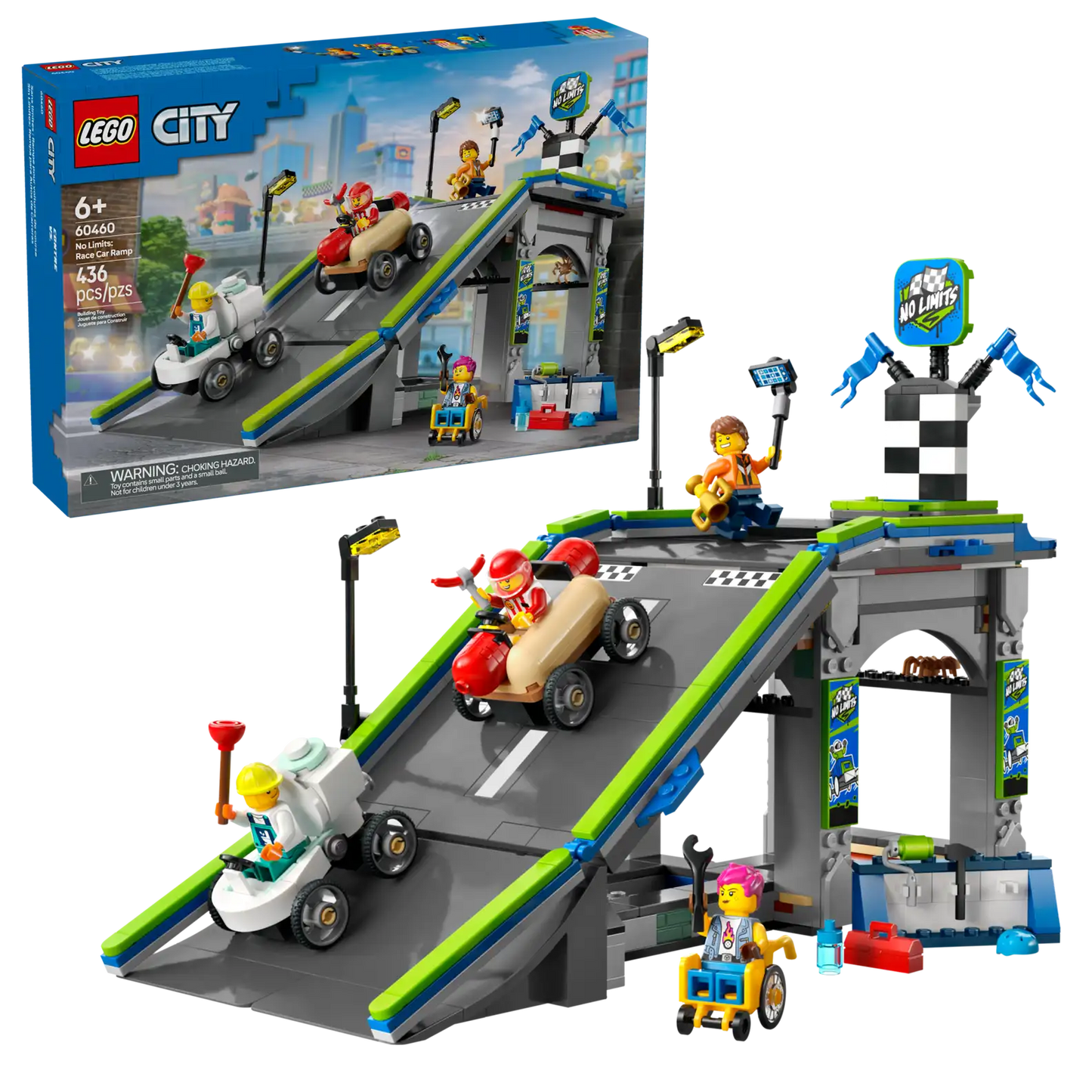 LEGO City No Limits: Race Car Ramp Track 60460