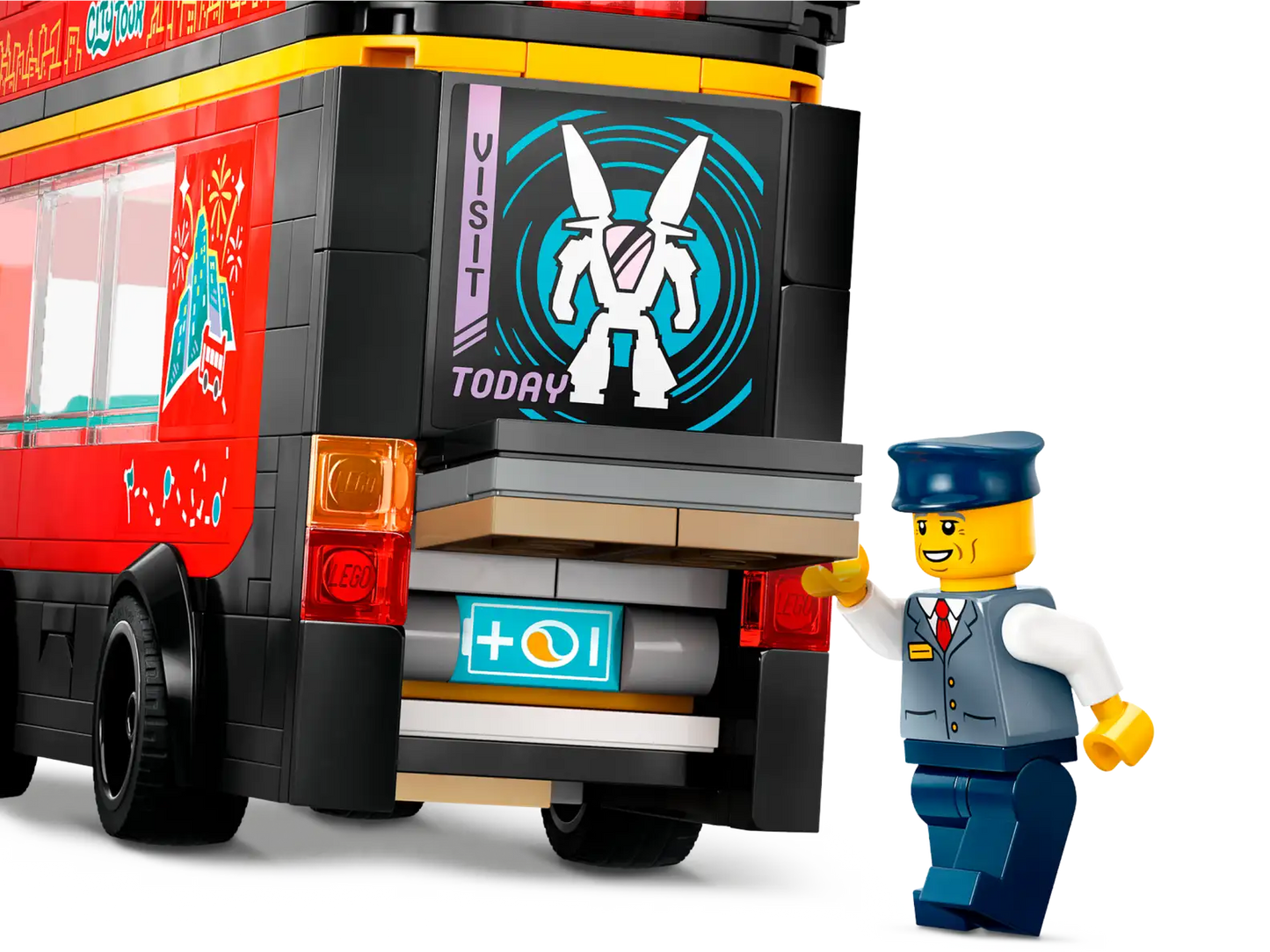 LEGO® City Red Double-Decker Sightseeing Bus toy 60407