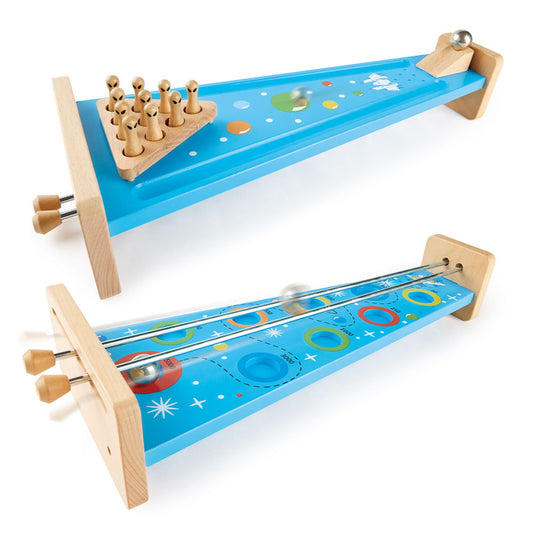 2 in 1 games: Steer for the Stars & Bowling, Table Game for Kids 5+