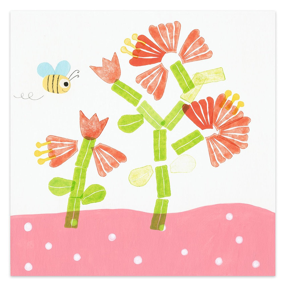 Djeco Flowers stamping set