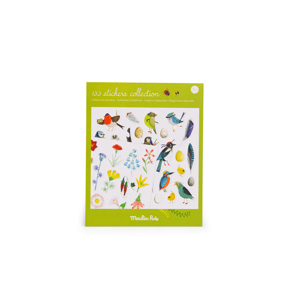 Repositionable stickers (133 pcs) The Botanist, Moulin Roty