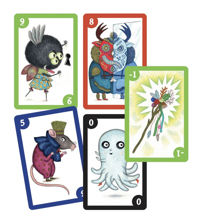 Spooky Boo!, Strategic Card Game, 6+, Manage A Hidden Card Grid For The Lowest Score
