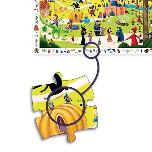 Djeco Puzzles observation Tales - 54 pcs - FSC MIX