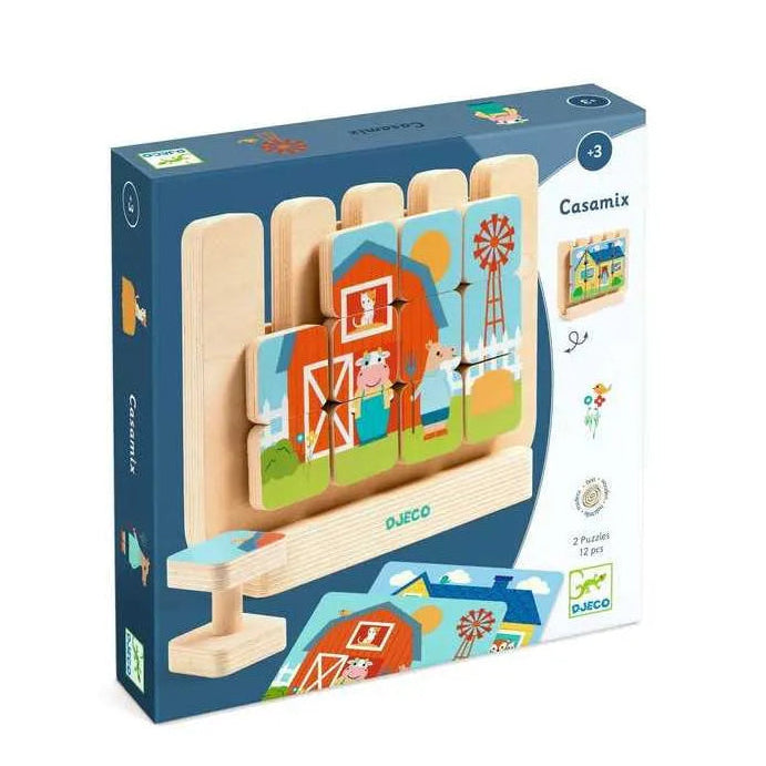 Vertical Wooden Puzzle: Casamix, Djeco