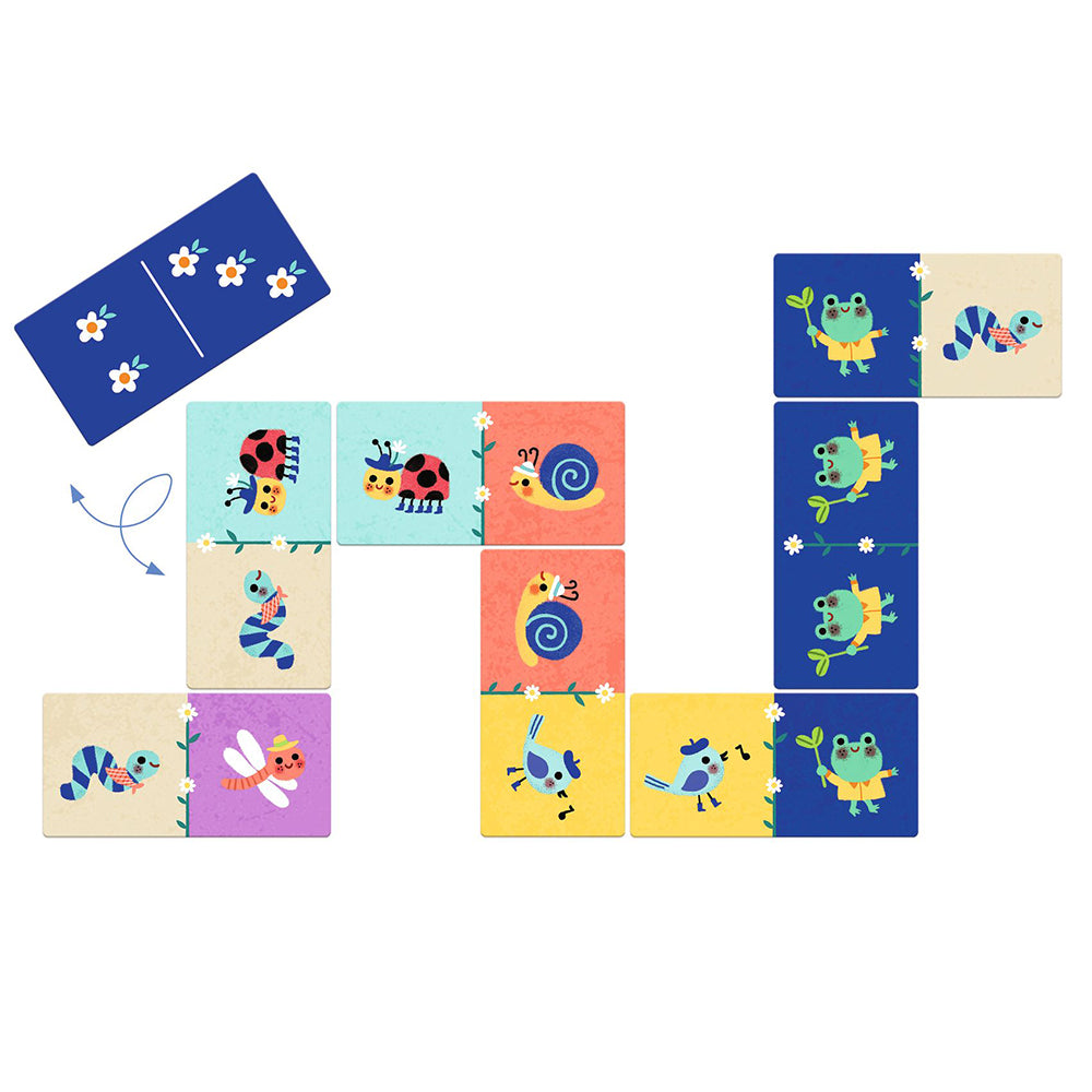 Djeco Memo, Loto, Domino Small animals