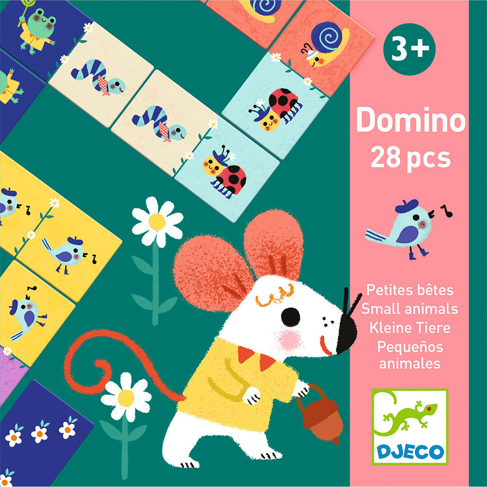 Djeco Memo, Loto, Domino Small animals