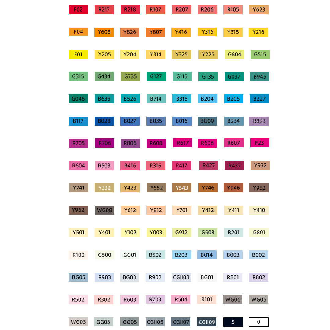 Dual Tip oily Marker 120 Colors with bag