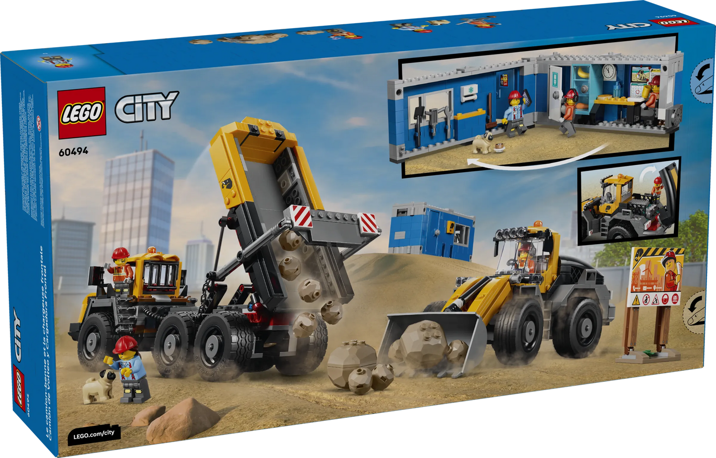 Dump Truck & Front End Loader 60494, Lego City