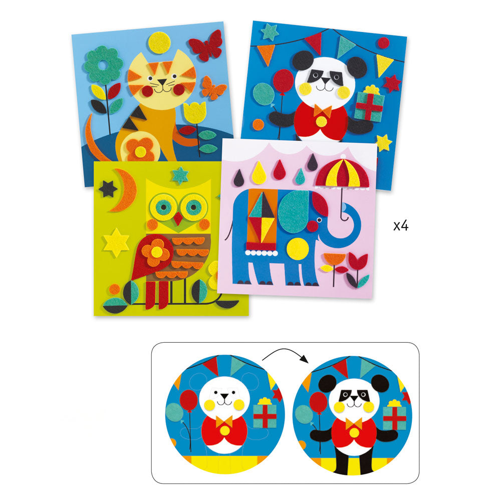 Djeco Felt Picture Gentle Creatures