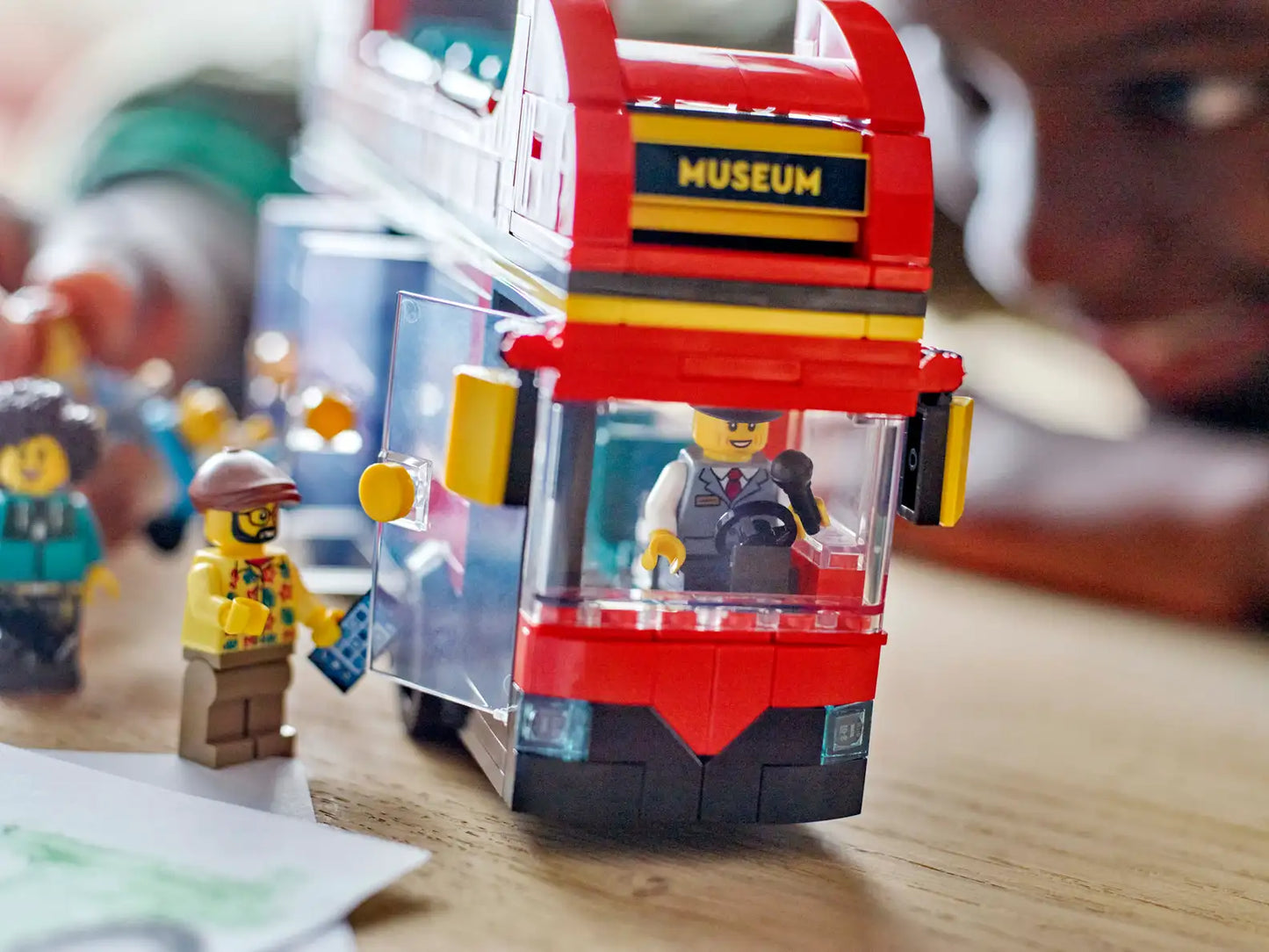 LEGO® City Red Double-Decker Sightseeing Bus toy 60407
