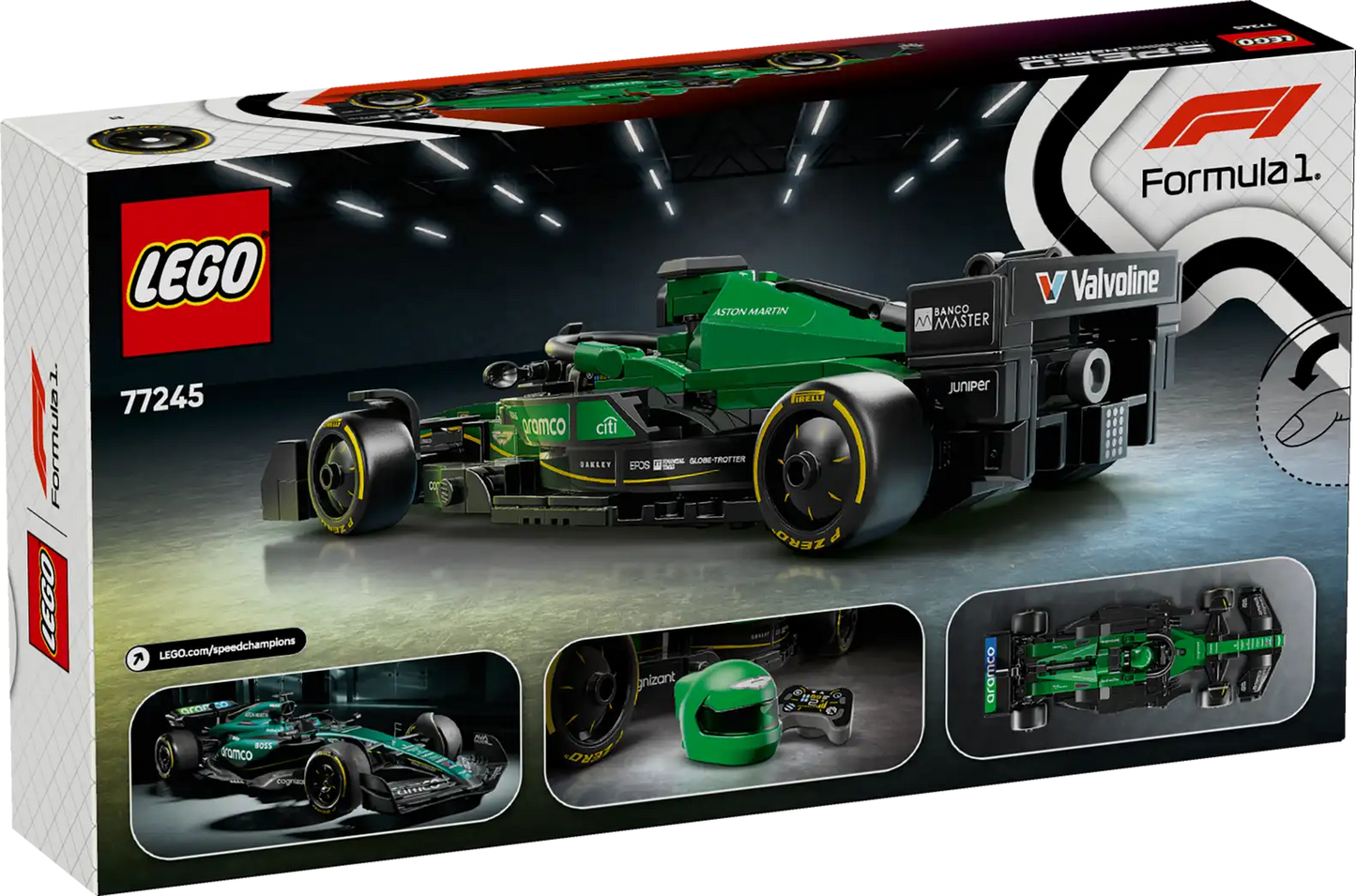 Aston Martin Aramco F1 AMR24 Race Car 77245, LEGO Speed Champions