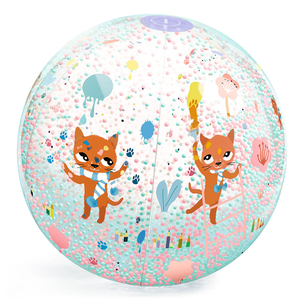 Djeco inflatable ball Ballon gonflable Chamalow 35 cm