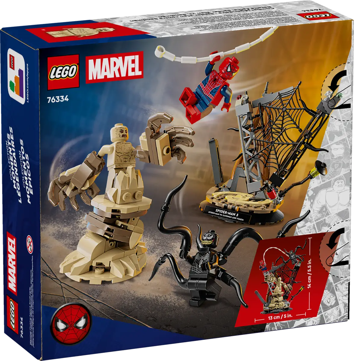 Epic Battle: Spider-Man vs. Sandman 76334, Lego Marvel