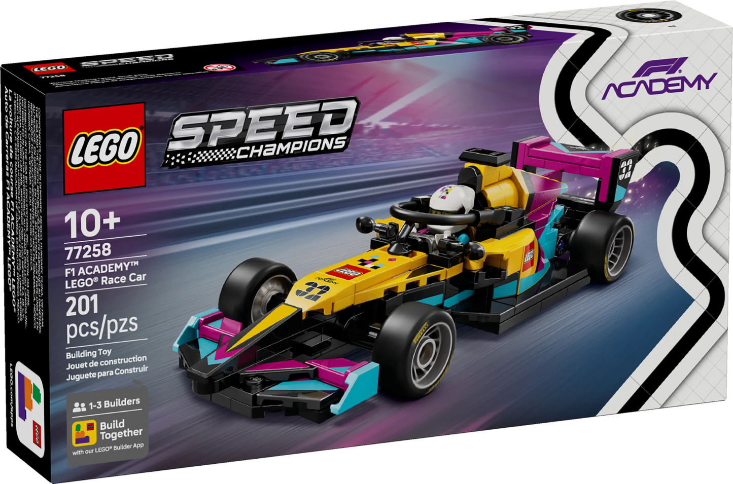 F1 Academy Race Car 77258, Lego Speed Champions