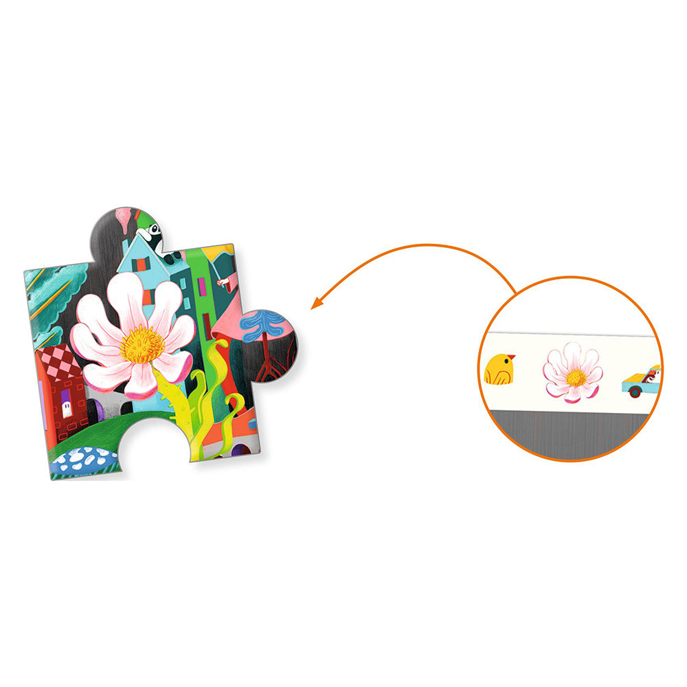 Djeco Crazy Town - 200 pcs observation puzzle