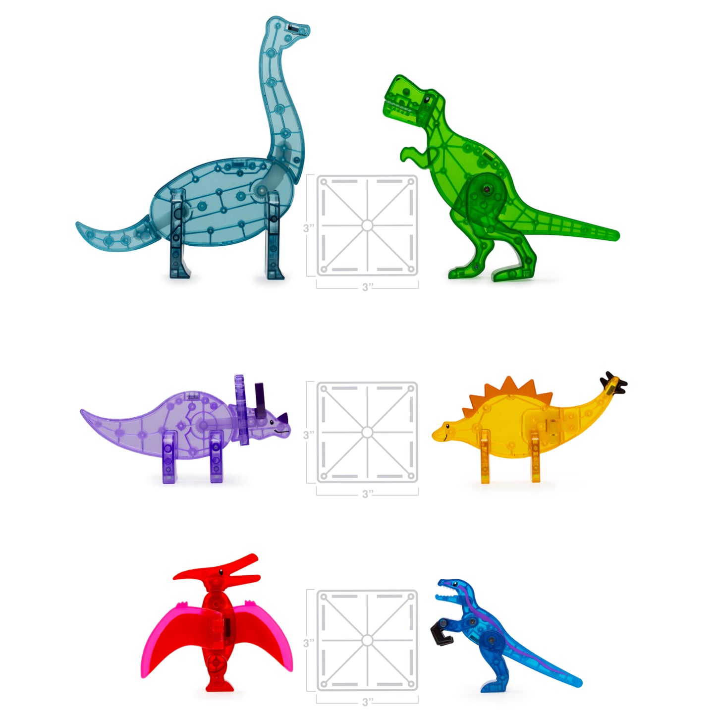 Dino World XL 50 Set Magna-Tiles