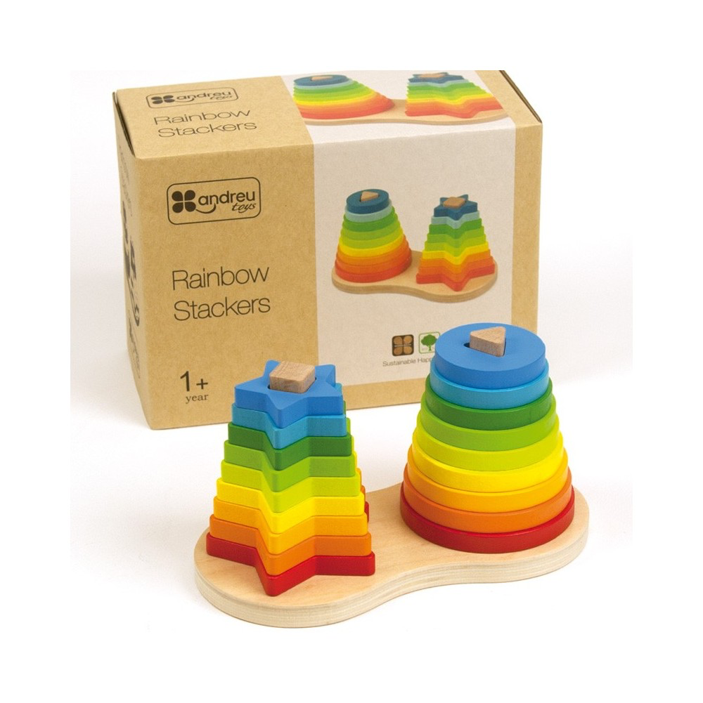 Rainbow Stackers, Andreu Toys