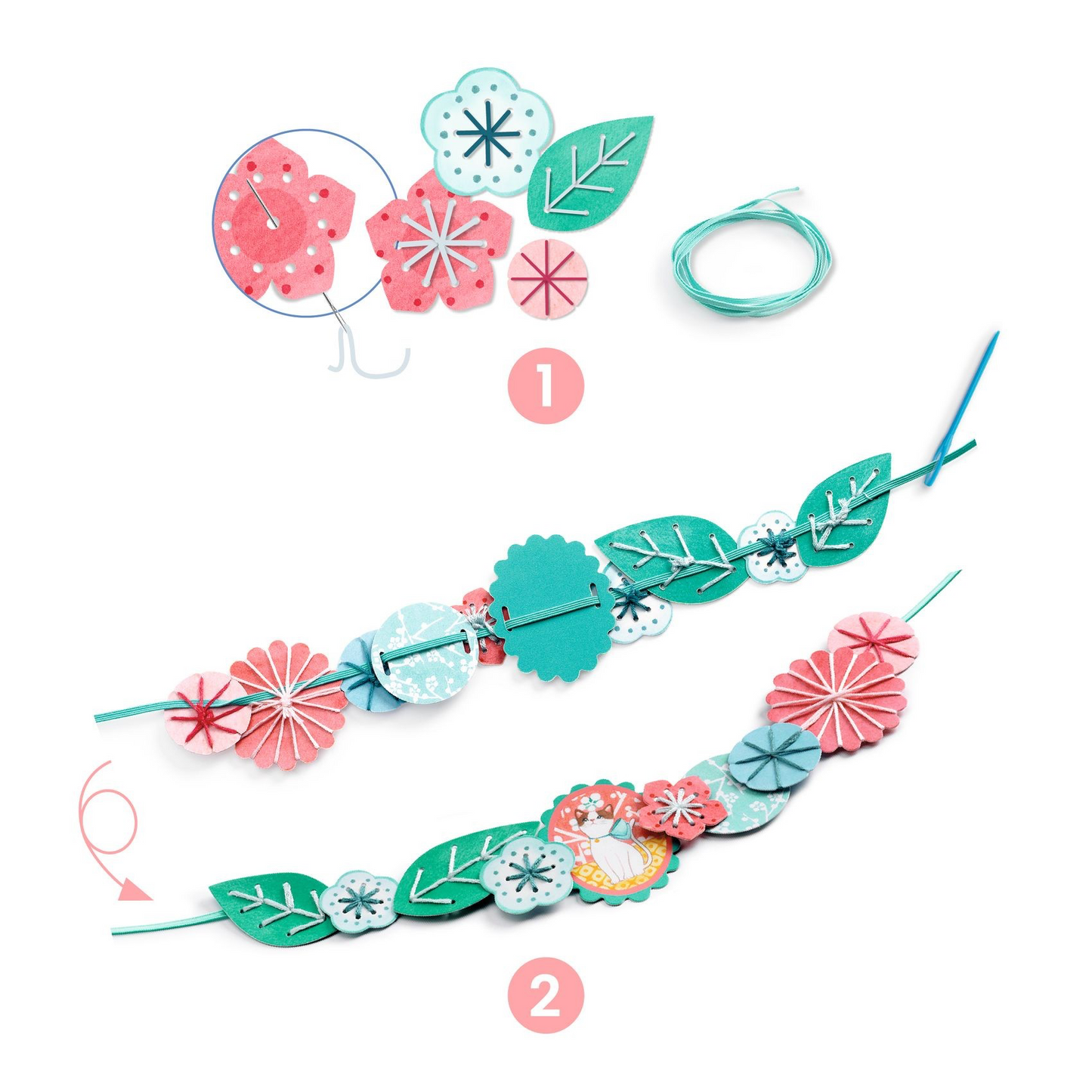 Djeco Do It Yourself - Flora Necklace