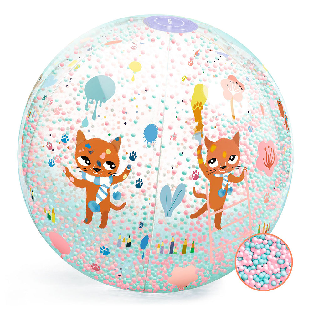 Djeco inflatable ball Ballon gonflable Chamalow 35 cm