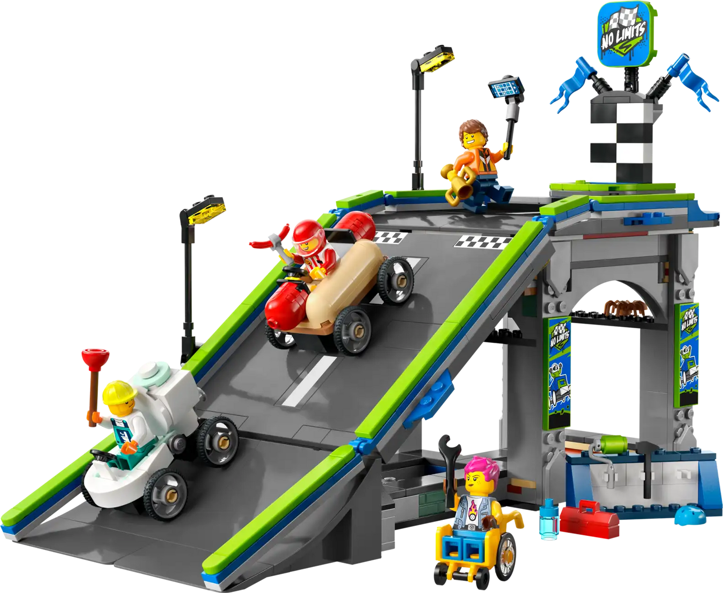 LEGO City No Limits: Race Car Ramp Track 60460