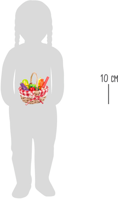 Shopping Basket with Cuttable Fruits, Small foot