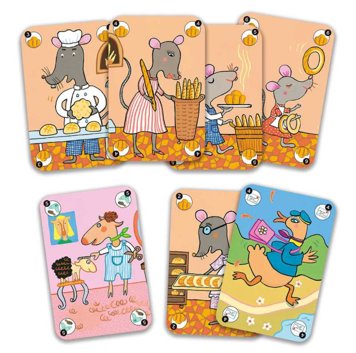 Djeco Playing card Happy family