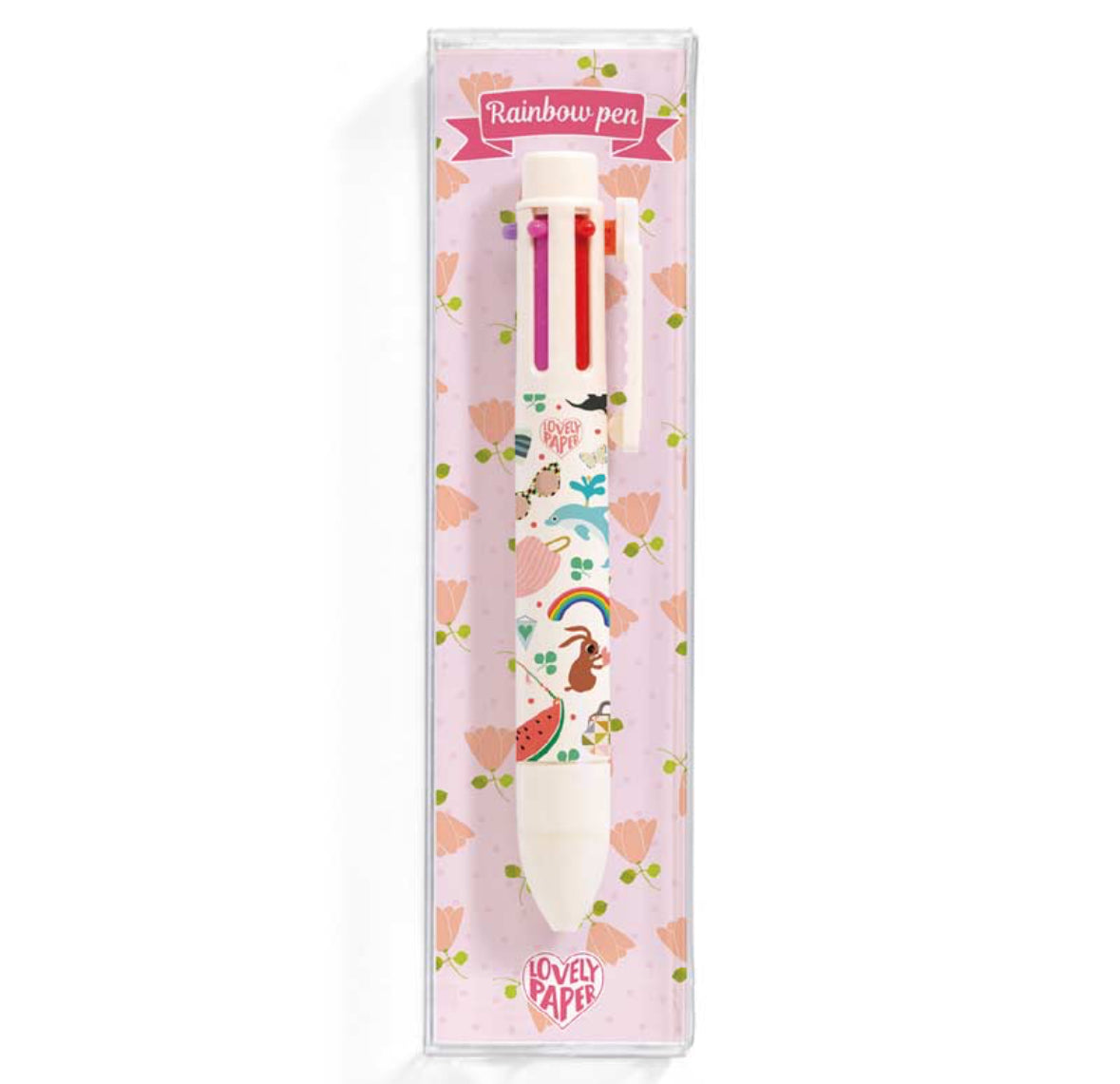 Lovely Paper Rainbow pens Tinou rainbow pen (6 colors)