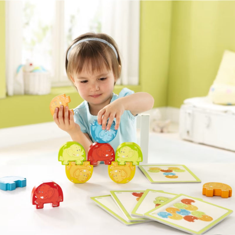 Stacking game: Wigglefants, Haba