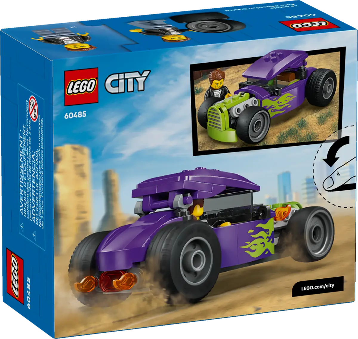 Hot Rod 60485, Lego City