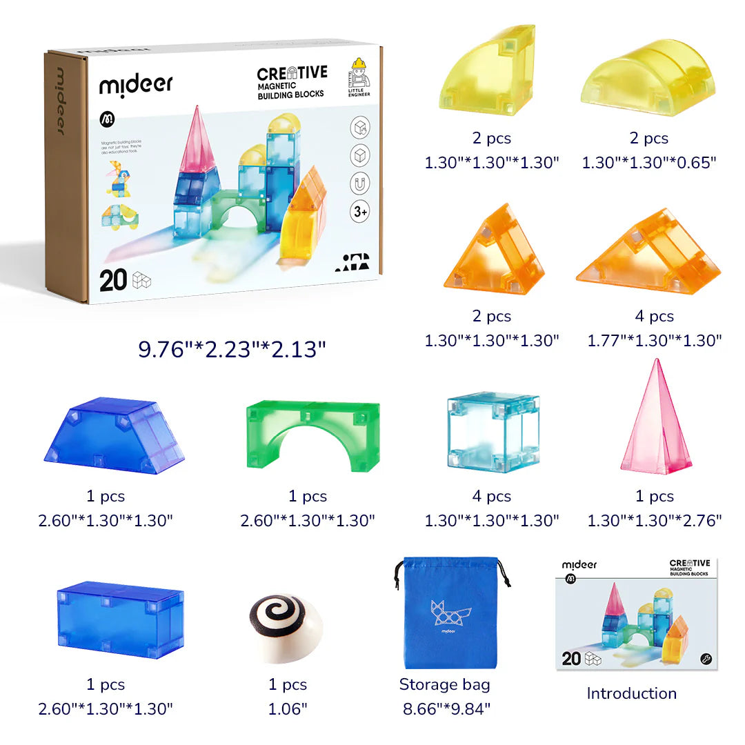 Creative Magnetic Building Blocks - 20PCS