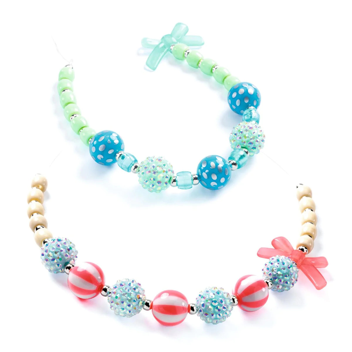 Djeco Art and craft Beads and jewellery Bubble beads, Silver