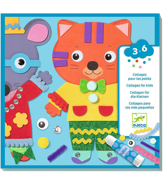 Djeco Art and craft Little ones - Collages Little sweethearts