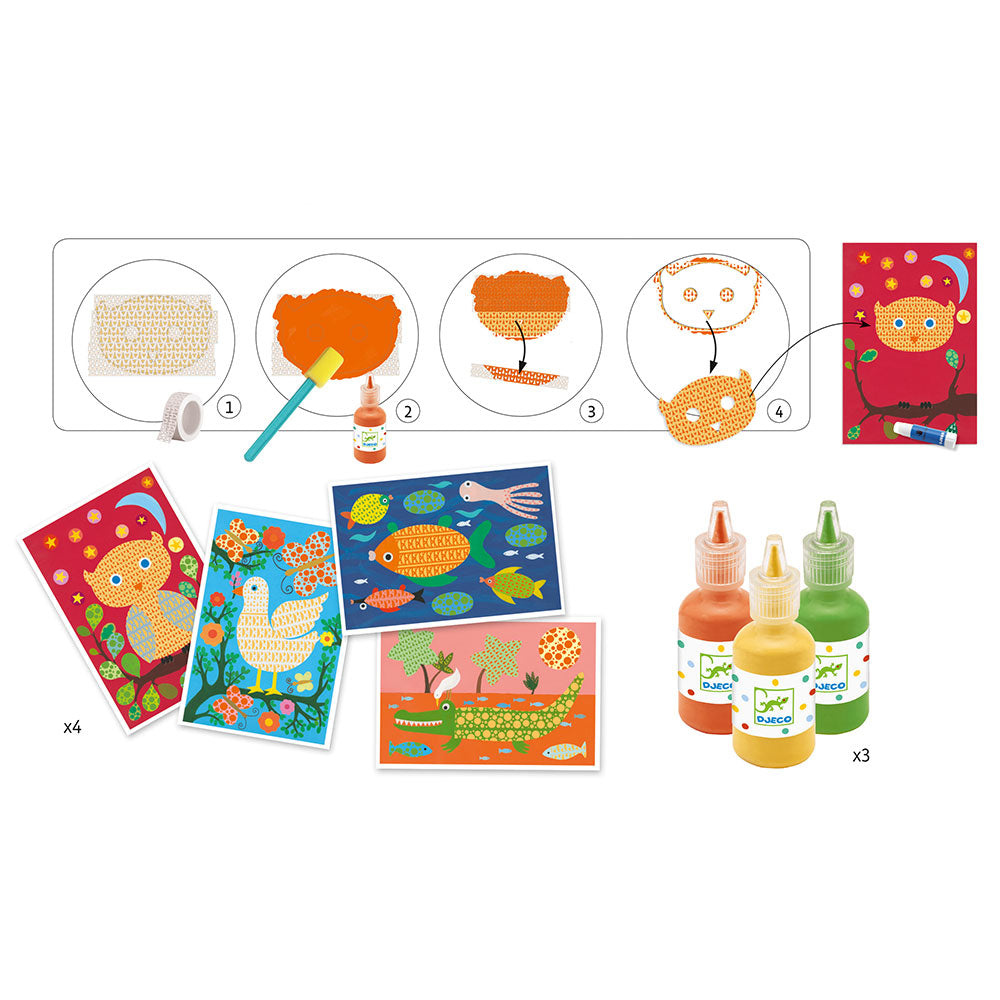 Djeco For little ones - Painting Oh, its magic