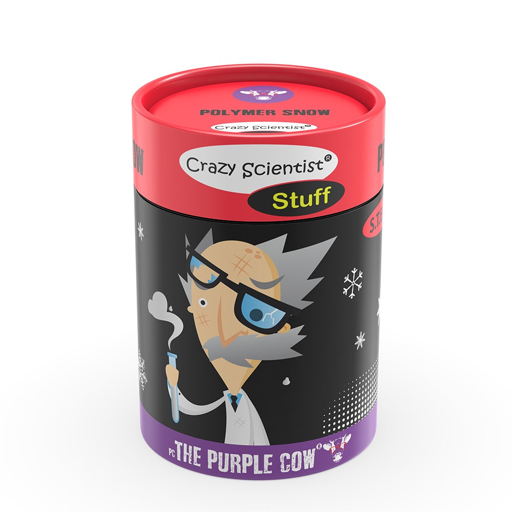 Purple Cow Crazy Scientist Stuff Polymer Snow
