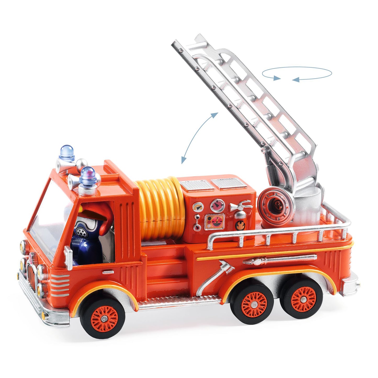 Djeco Crazy motors metal vehicle Captain Fire