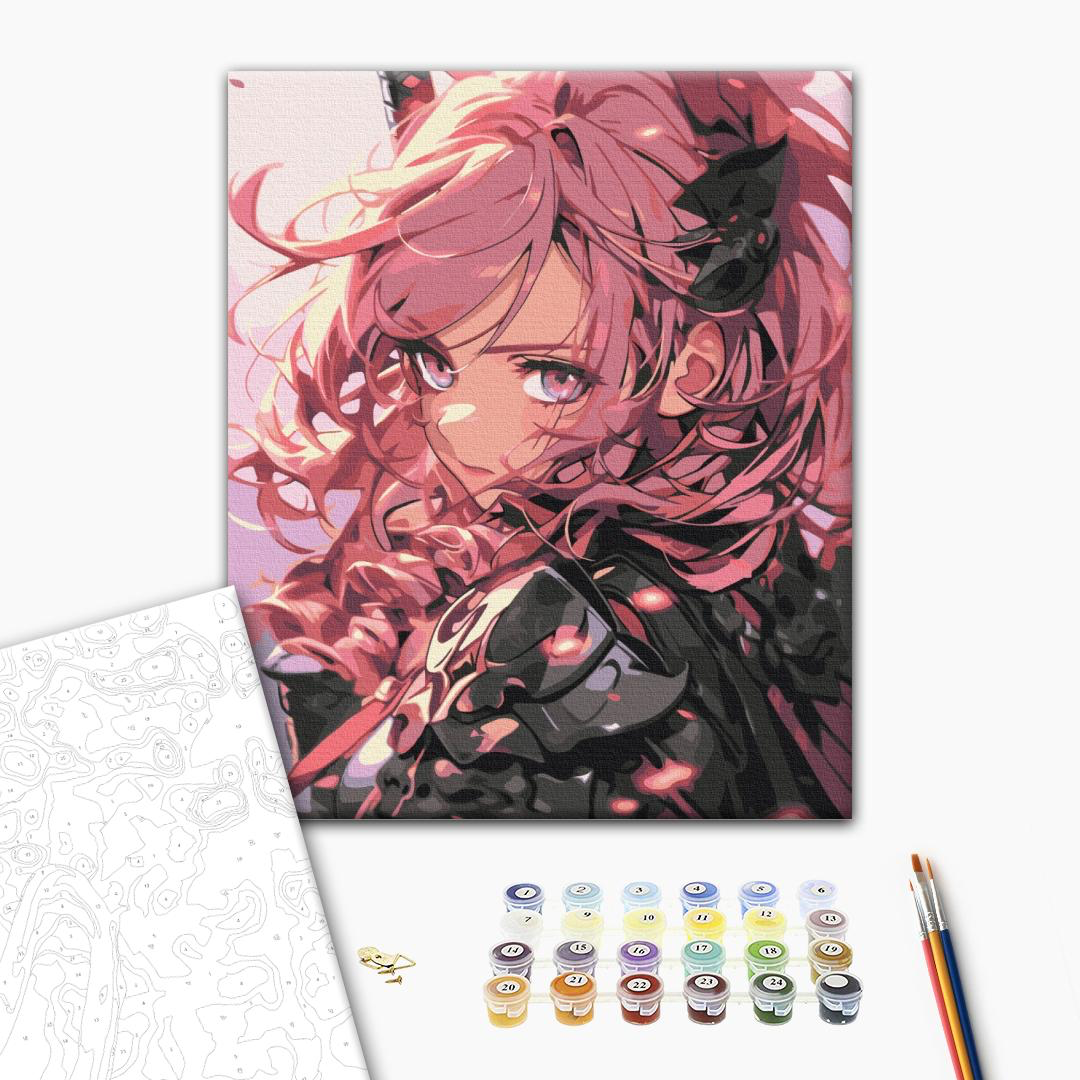 Warrior Princess Paint by Numbers, Brushme