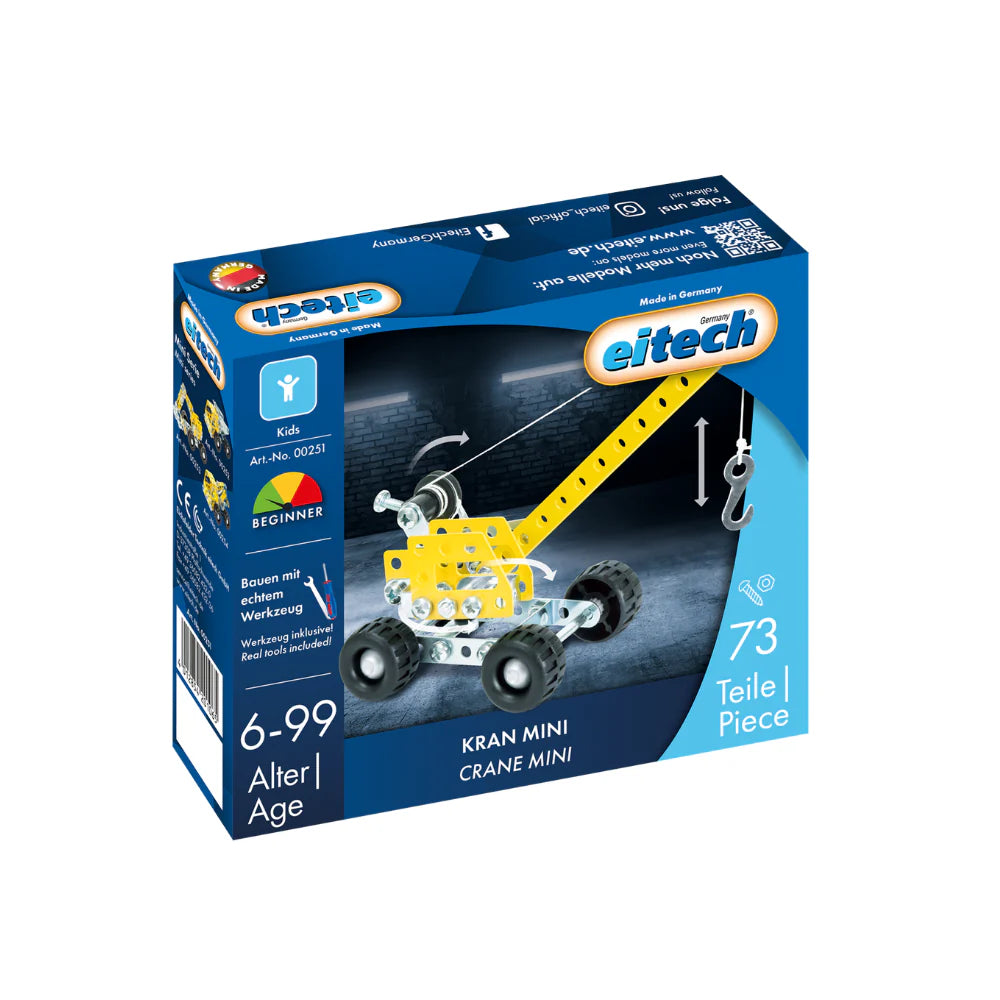 Metal Construction Kit: Crane Mini 73 psc, EITECH
