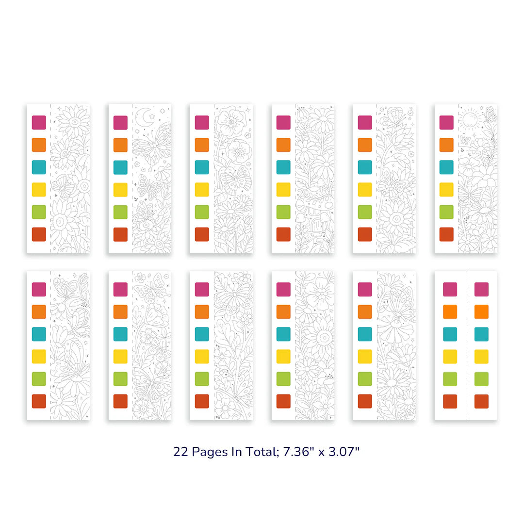 Watercolour Painting - The Flower and The Butterfly, Mideer