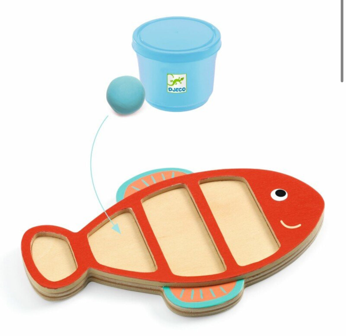 Djeco Art and craft Little ones - Play dough Myseacreatures