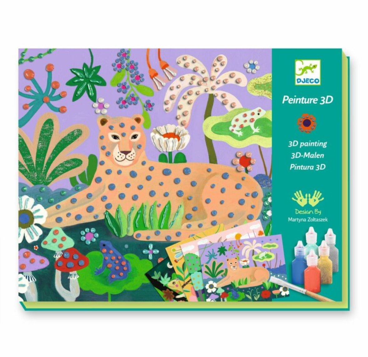 Djeco 3D Painting Tropical forest