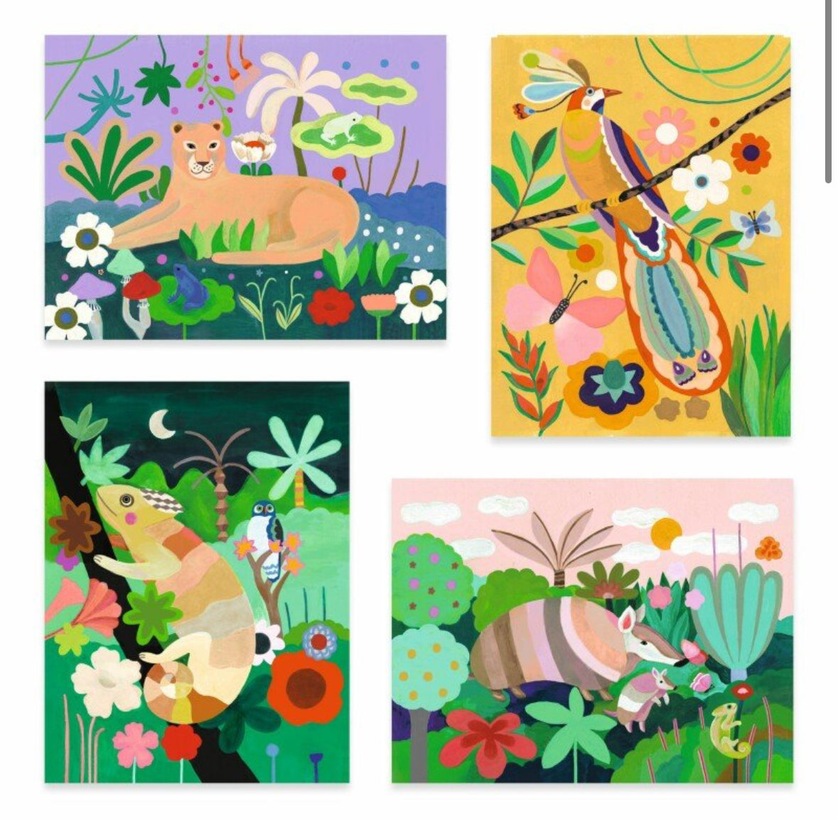 Djeco 3D Painting Tropical forest