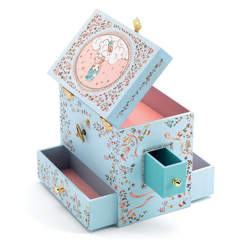 Music box cases: Ballerine on stage, Djeco