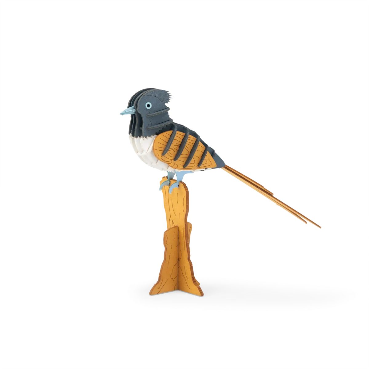 Indian Paradise Flycatcher 3D Puzzle for 3+: Tout Autour du Monde, Moulin Roty