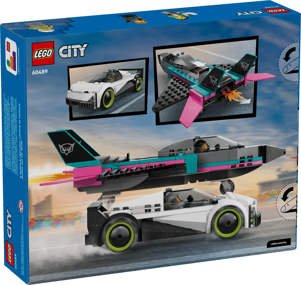 Jet vs. Car 60489, Lego City