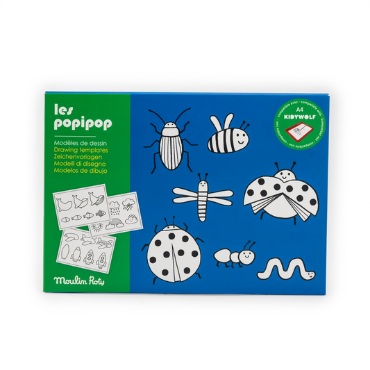 24 Πρότυπα Σχεδίασης Kidywolf για 5+: Les Popipop, Moulin Roty