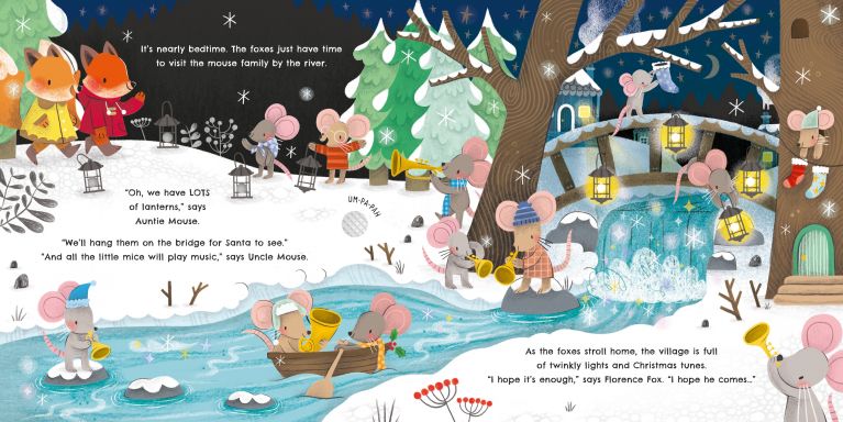 Sensory book: Lights And Sounds Christmas, Usborne
