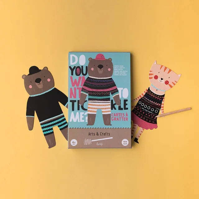 Do You Want to Tickle Me? Scratch Card Activity Set for Kids 4+