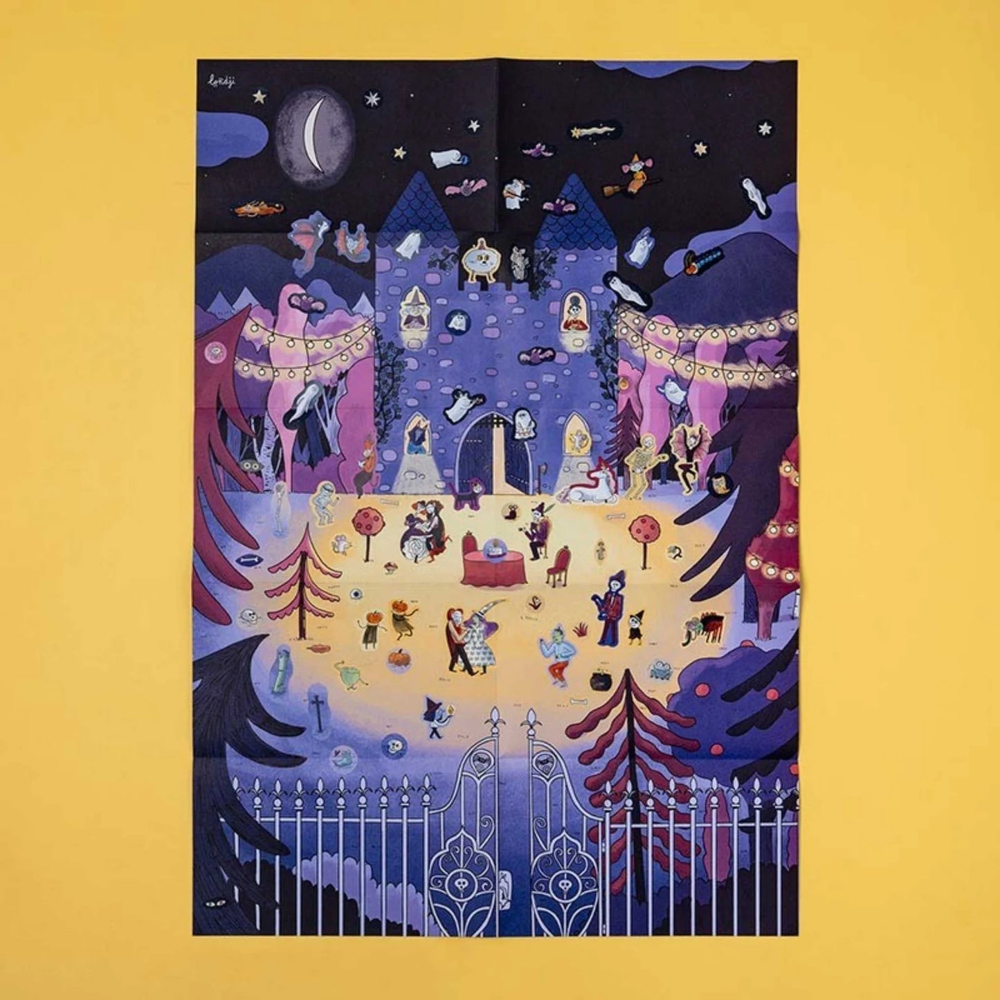 Poster and stickers: Enchanted world? LONDJI