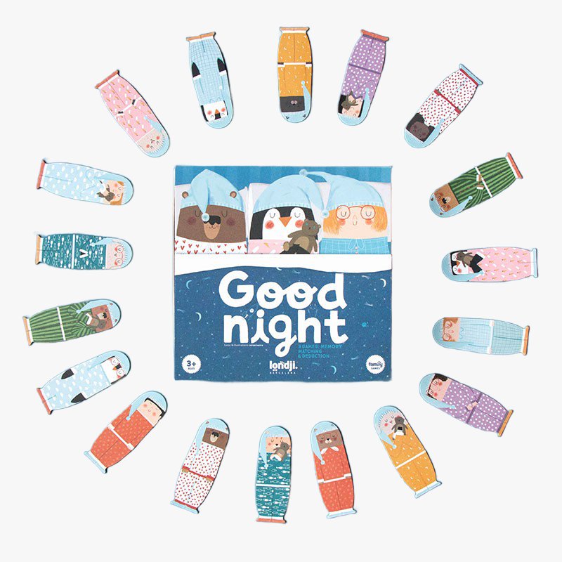 Memory, Matching and Deduction games: Good Night, LONDJI